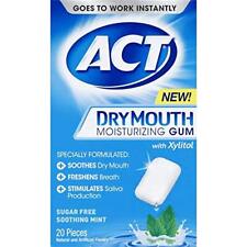 Goma hidratante boca seca Act com xilitol para boca seca 20 ct pacote com 12 comprar usado  Enviando para Brazil