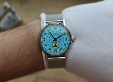 Used, Men's Wrist Watch Pobeda Radiation troops Mechanical watch Soviet watch USSR for sale  Shipping to South Africa