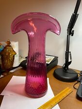 Cranberry glass vase for sale  Mattoon