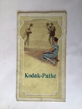 Catalogue kodak pathé d'occasion  Romorantin-Lanthenay