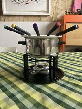 Kitchen Craft, Deluxe Multi Fondue Set Heat Resistant Tray - used once  for sale  Shipping to South Africa