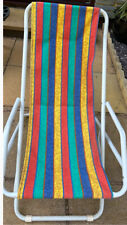 Folding metal deckchair for sale  Shipping to Ireland