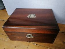 Used, ANTIQUE VICTORIAN ROSEWOOD JEWELLERY SEWING BOX FOR RESTORATION for sale  BARNSTAPLE