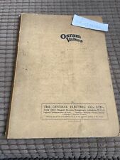 Original osram valves for sale  HOCKLEY