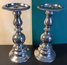 Pair large chrome for sale  ASHBY-DE-LA-ZOUCH