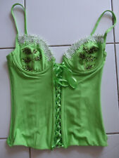 Guêpière corset vert d'occasion  Nice-