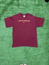 Y2K Nike Team i live for game day camiseta talla grande segunda mano  Embacar hacia Argentina