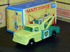 Matchbox Lesney 13 d3 Dodge Wreck Truck decalques Red Hook SC4 Caixa Vnm & crafted comprar usado  Enviando para Brazil