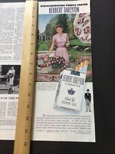 1953 Herbert Tarryton Cigarettes Ad Clipping Original Vintage Magazine Print for sale  Shipping to South Africa