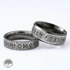 Anel de runas vikings, anel de runa de aço inoxidável viking, anel nórdico, anel vikings comprar usado  Enviando para Brazil