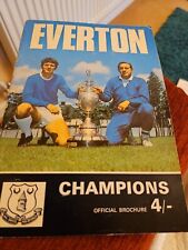 Everton champions brochure for sale  WELLS