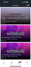 Friday wireless tickets for sale  ILFORD