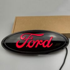 9 inch Red LED Dynamic Start Light Emblem Oval Badge For Ford Truck F150 05-14 for sale  Shipping to South Africa