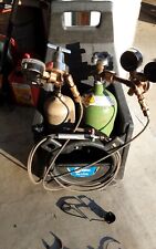 Miller Smith Tag-A-Long Acetylene Outfit w Tanks and Gauges Regulators Tig Torch for sale  Forest Hill