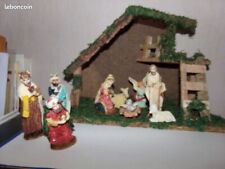 Creche bois santons d'occasion  Avranches