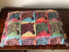 Zebra cushion rectangular for sale  KING'S LYNN