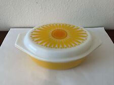 Vintage pyrex sunflower d'occasion  Expédié en Belgium