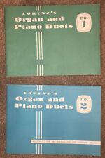 Livros de partituras vintage de órgão e piano de Lorenz 1939 nº 1 e 1947 nº 2 comprar usado  Enviando para Brazil