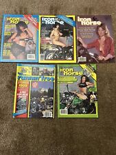 Revista Iron Horse de colección años 80 lote de 5 revistas Harley Easyriders motociclista segunda mano  Embacar hacia Mexico