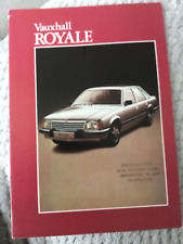 Vauxhall royale brochure for sale  WEYMOUTH