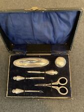 silver manicure set for sale  STAMFORD