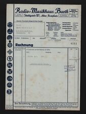 Stuttgart rechnung 1933 gebraucht kaufen  Leipzig
