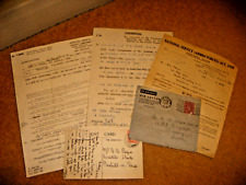 Vintage ww2 documents for sale  MILTON KEYNES