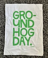 Rachel Castle & Things Linen Tea Towel Art - Groundhog Day -Limited Edition 2021 for sale  Shipping to South Africa