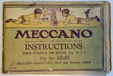 Antique meccano catalogue d'occasion  Expédié en Belgium