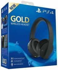 Sony PS4 Gold Wireless Headset With Box, used for sale  Shipping to South Africa