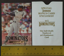 1994 Donruss Dominators Jumbo Ken Griffey Jr Home Runs Box Topper SN 7099/10000, usado comprar usado  Enviando para Brazil