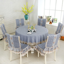 Round Tablecloth Table Cloth Chair Covers Dining Room Set Decorative Table Cover for sale  Shipping to South Africa