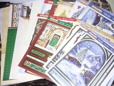 (U) 5 ASSORTED HUNKYDORY DECO-LARGE CHRISTMAS CARD KITS, used for sale  Shipping to South Africa