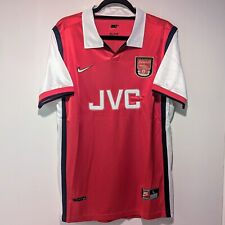 Camiseta deportiva retro del FC Arsenal Dennis Bergkamp 98/99 para hombre XL segunda mano  Embacar hacia Argentina