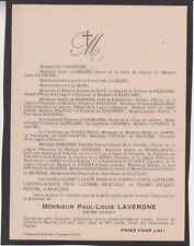 1925 faire part d'occasion  Toulouse-