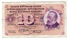 Switzerland billet francs d'occasion  France