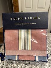 RALPH LAUREN Upholstery Fabric Sample Book Swatch AMAGANSETT AWNINGS OUTDOOR for sale  Shipping to South Africa