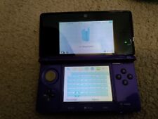 Nintendo 3DS Midnight Purple Console No Charger/no Stylus For Parts Read  for sale  Shipping to South Africa