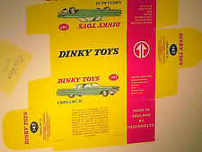 REPLIQUE BOITE CADILLAC 62 1961 / DINKY TOYS 1962/67, occasion d'occasion  Clermont-Ferrand-
