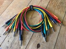 Stereo patch leads for sale  RIPON