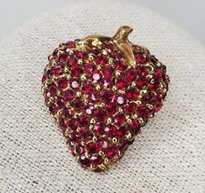 Vintage strawberry brooch for sale  Lavonia