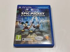 Juego EPIC MICKEY El Retorno De Dos Heroes PS VITA Pal España Psvita segunda mano  Embacar hacia Argentina