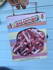 Used, Vintage Candy Mini Lunch Box Tin Smarties Candy- So Cute! for sale  Shipping to South Africa