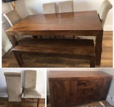 Mango wood dining for sale  PORTSMOUTH
