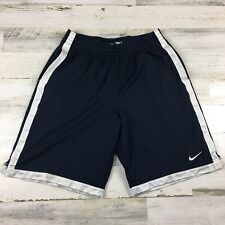 Shorts de basquete masculino NIke azul branco academia atlética roupa ativa treino comprar usado  Enviando para Brazil