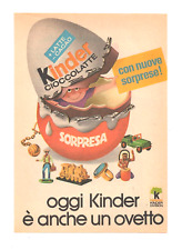 PUBBLICITÀ ADVERTISING WERBUNG ITALIAN CLIPPING 1975 FERRERO OGGI KINDER OVETTO. segunda mano  Embacar hacia Argentina