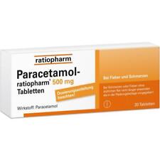 Paracetamol ratiopharm 500mg gebraucht kaufen  Deutschland