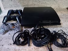 PlayStation 3 Slim con 3 mandos (2 OEM) con cables (Leer Descripción) segunda mano  Embacar hacia Argentina