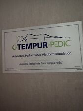 Tempurpedic platform foundatio for sale  Melrose