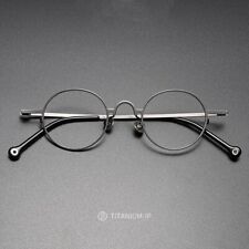 Monturas de gafas japonesas de titanio puro vintage redondas de 41 mm segunda mano  Embacar hacia Mexico